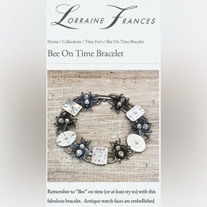 Lorraine Frances Be On Time Bracelet